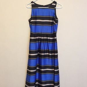 The Limited “silk” striped maxi dress size 0